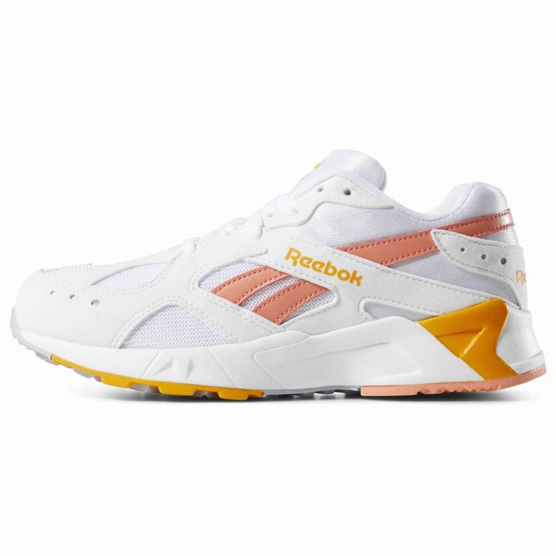 Reebok Aztrek Tenisky Damske - Biele/Ruzove/Zlate MF6553QY